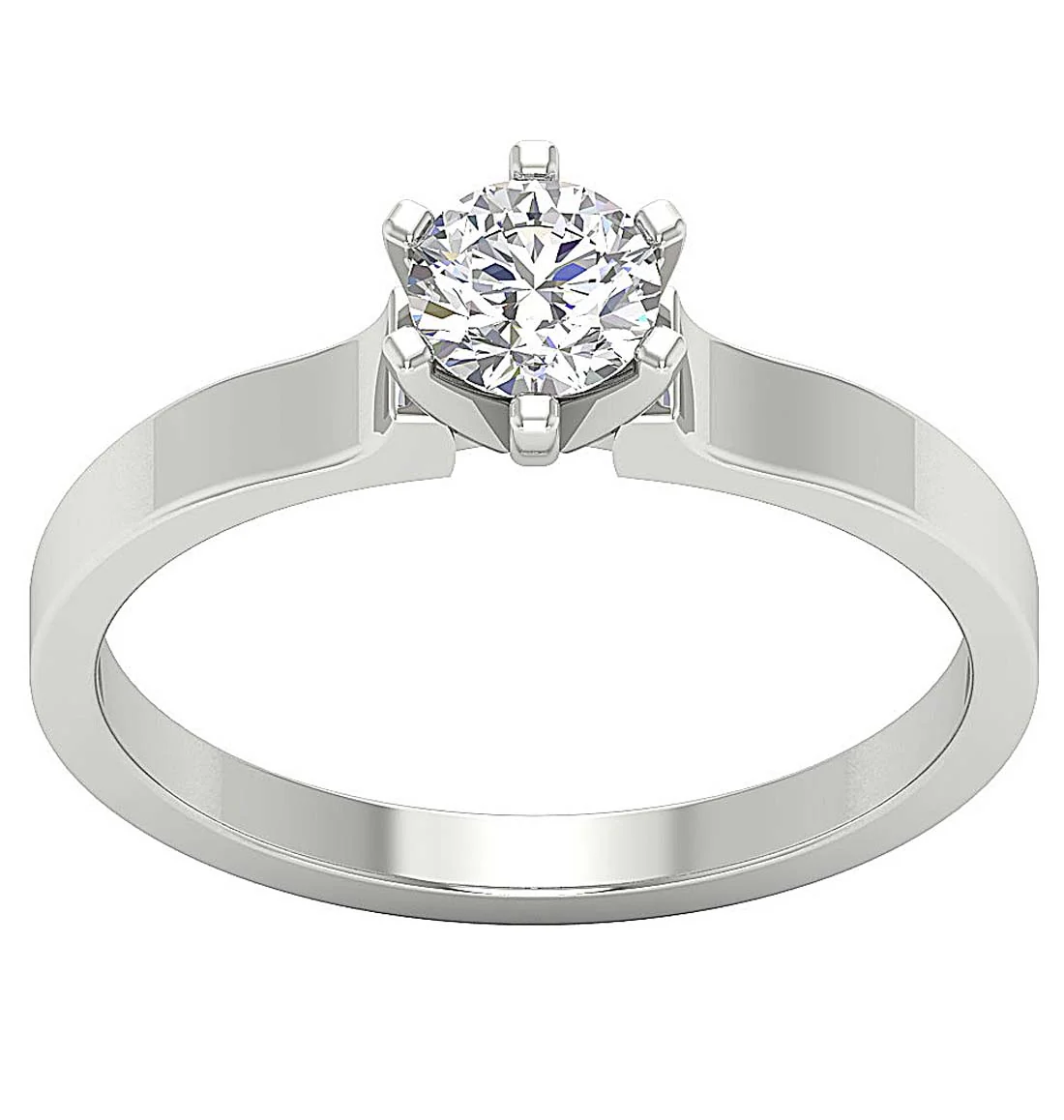 Infinite Brilliance Handcrafted Solitaire Lab-Grown Diamond Ring VS F 1.50-2.50 Carat 14K Gold - Image 4