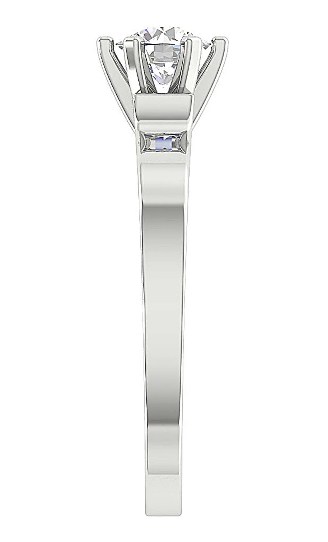 Infinite Brilliance Handcrafted Solitaire Lab-Grown Diamond Ring VS F 1.50-2.50 Carat 14K Gold - Image 5