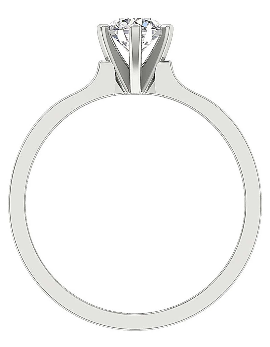Infinite Brilliance Handcrafted Solitaire Lab-Grown Diamond Ring VS F 1.50-2.50 Carat 14K Gold - Image 6