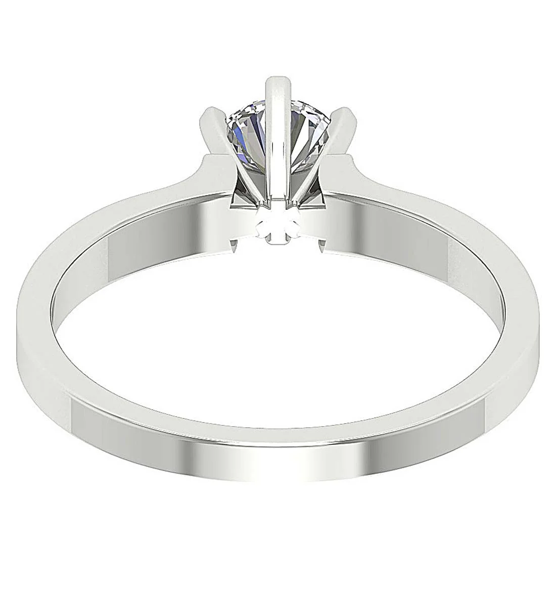 Infinite Brilliance Handcrafted Solitaire Lab-Grown Diamond Ring VS F 1.50-2.50 Carat 14K Gold - Image 7