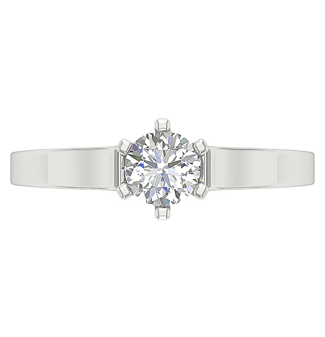 Infinite Brilliance Handcrafted Solitaire Lab-Grown Diamond Ring VS F 1.50-2.50 Carat 14K Gold - Image 8