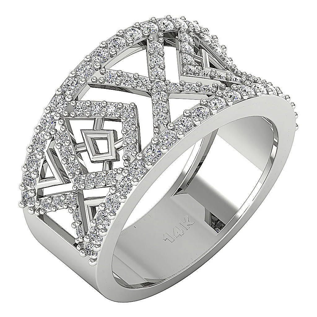 The Griffin Designer Wedding Anniversary Ring Prong Set Round Diamond Yellow Gold Band - Image 2