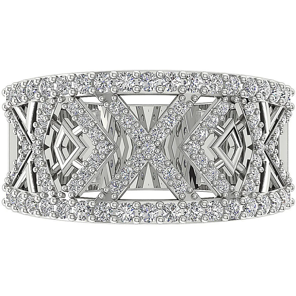 The Griffin Designer Wedding Anniversary Ring Prong Set Round Diamond Yellow Gold Band - Image 7