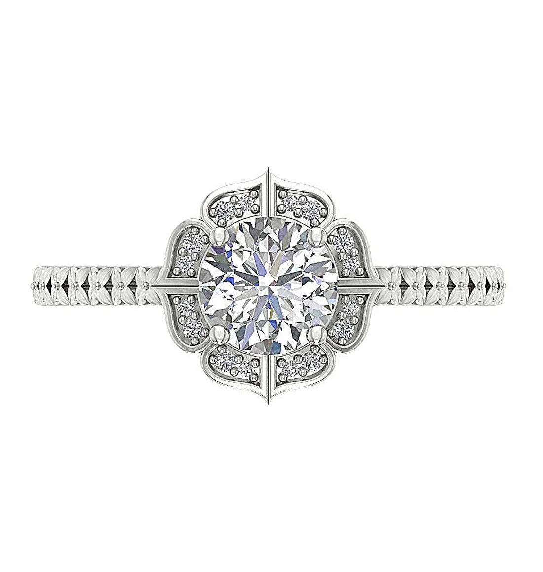 The Harlee Ladies Round Brilliant Cut Diamond Solitaire Engagement Ring 14K Solid Gold - Image 7