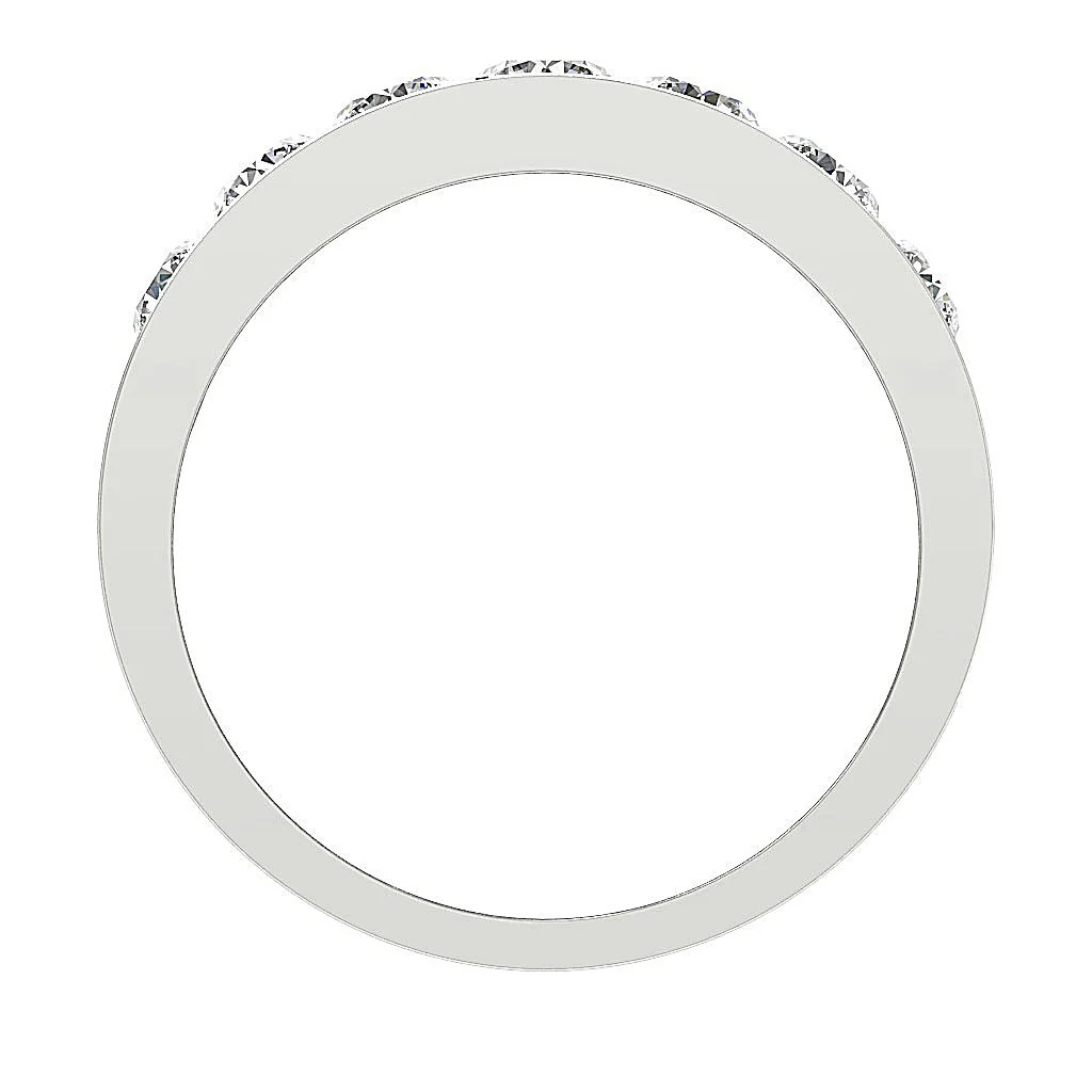 The Hayes Elegant Engagement Wedding Ring 14K Solid Gold Natural Diamond 9.90 mm - Image 5