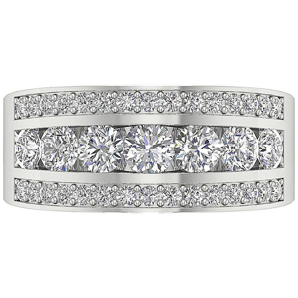 The Hayes Elegant Engagement Wedding Ring 14K Solid Gold Natural Diamond 9.90 mm - Image 6