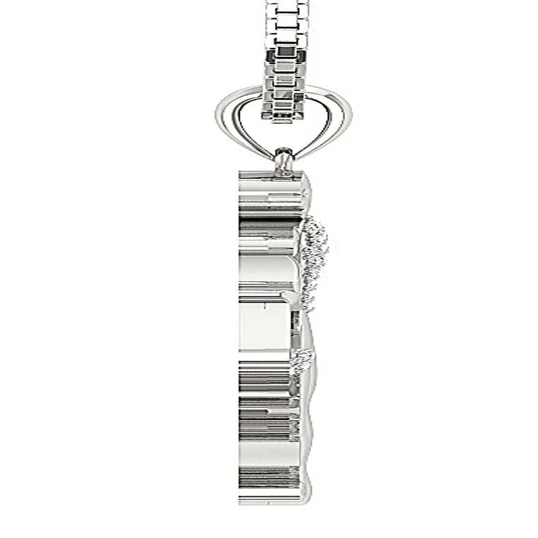The Jorge Natural Diamond Libra Zodiac Sign Fashion Pendant Necklace Prong Set - Image 4