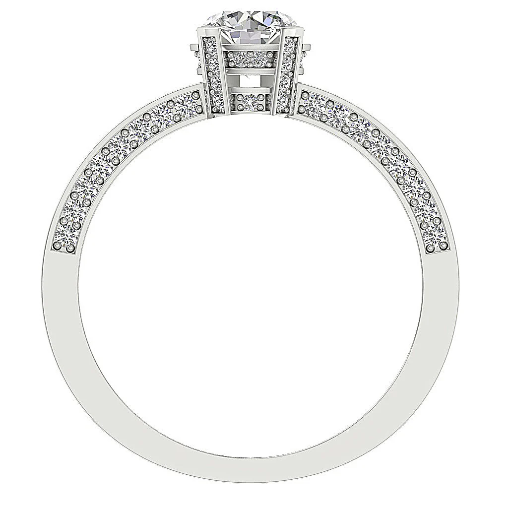 The Kanan Genuine Diamond 14K White Yellow Rose Gold Solitaire Ring Appraisal - Image 5