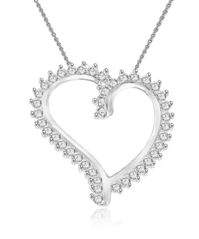 The Karson Handmade Genuine Diamond Love Heart Pendant 14K Solid Yellow Gold - Image 6