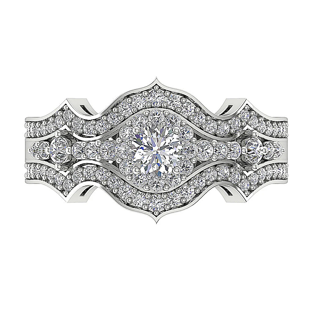 The Keaton Natural Diamond 14k Rose Gold Solitaire Anniversary Ring Prong Set - Image 6