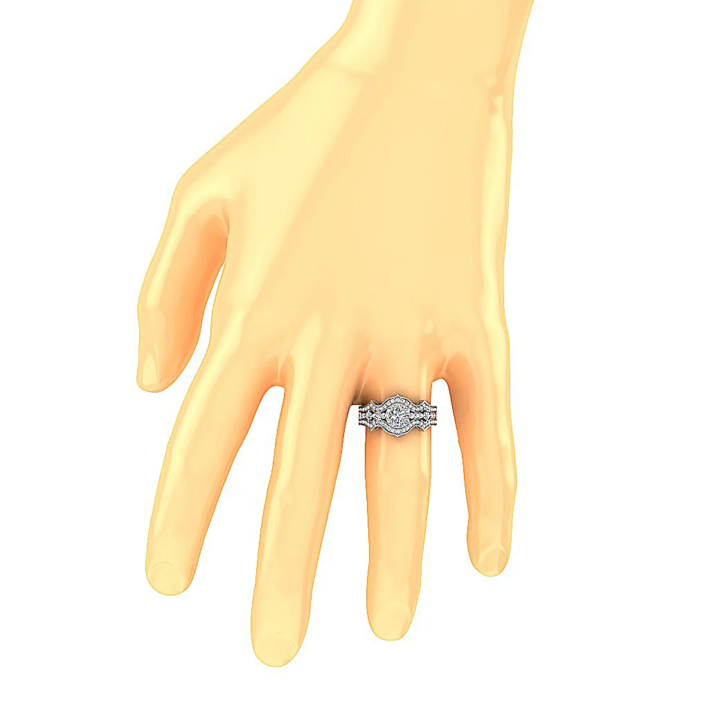 The Keaton Natural Diamond 14k Rose Gold Solitaire Anniversary Ring Prong Set - Image 7