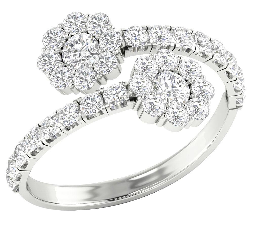 The Keegan Beautiful Halo Solitaire Diamond Forever Us Engagement Ring White Gold