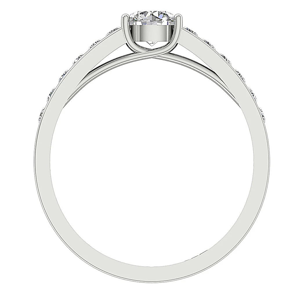The Keith Solitaire Engagement Ring 14k Solid Gold Genuine Diamond Appraisal - Image 5