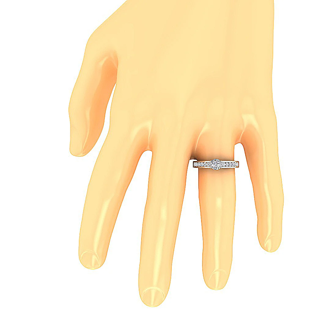 The Keith Solitaire Engagement Ring 14k Solid Gold Genuine Diamond Appraisal - Image 7