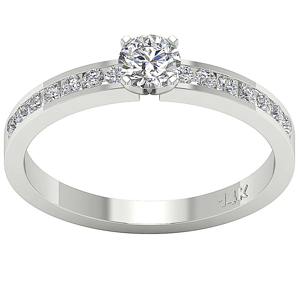 The Kenzo Handmade Natural Diamond Solitaire Anniversary Ring 14k White Gold Appraisal - Image 4