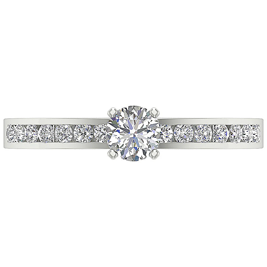 The Kenzo Handmade Natural Diamond Solitaire Anniversary Ring 14k White Gold Appraisal - Image 5