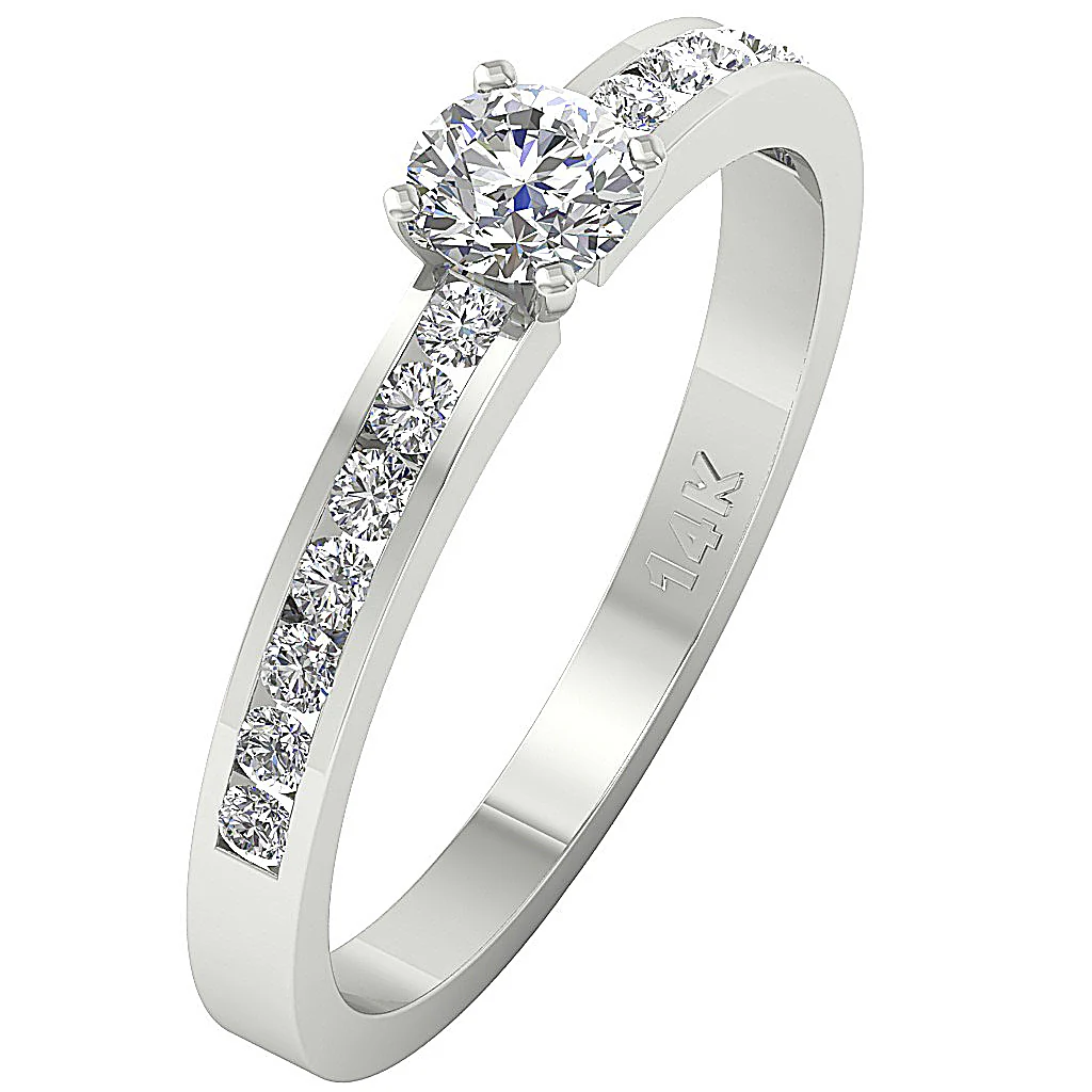 The Kenzo Handmade Natural Diamond Solitaire Anniversary Ring 14k White Gold Appraisal - Image 9