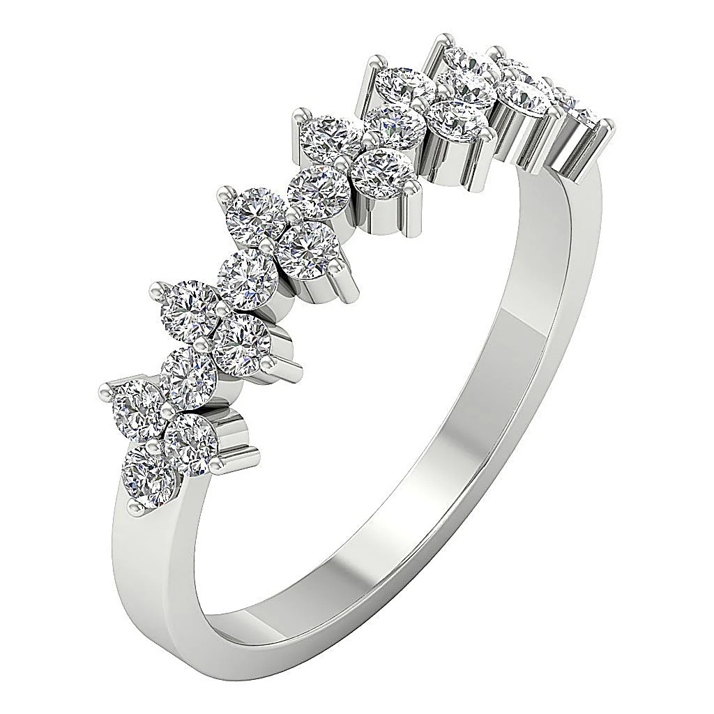 The Lakelynn Handmade Anniversary Wedding Ring Round Diamond 14K Solid Gold - Image 3