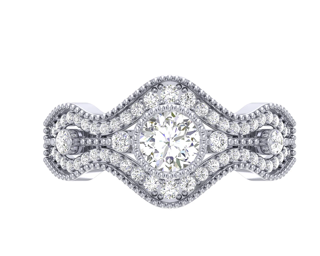 The Leland 14k Solid Yellow Gold Genuine Diamond Solitaire Engagement Ring RS 4-12 - Image 8