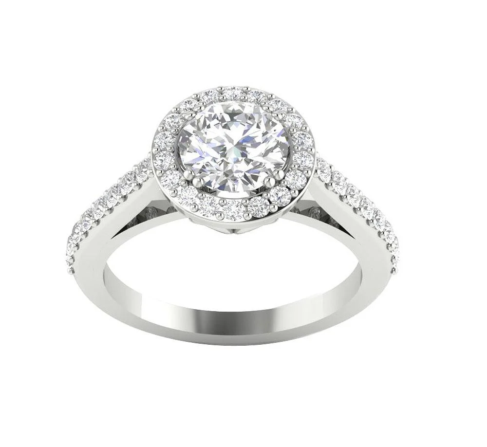 The Livia Natural Diamond 14K Solid Yellow Gold Solitaire Anniversary Ring - Image 4