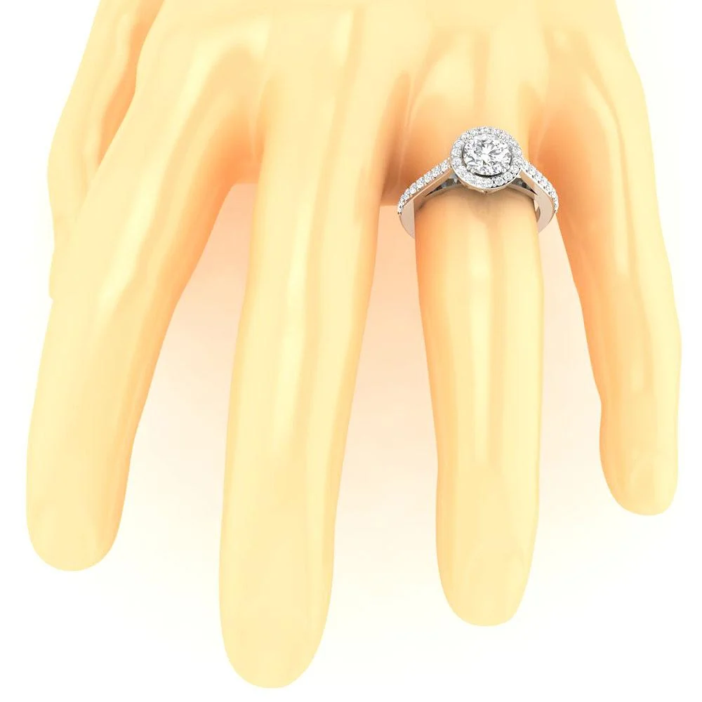 The Livia Natural Diamond 14K Solid Yellow Gold Solitaire Anniversary Ring - Image 7
