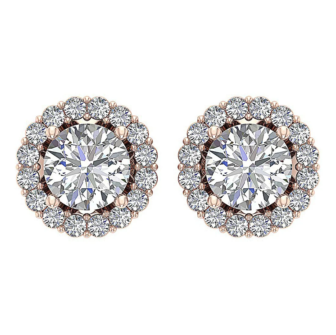 The Louis Natural Diamond Removable Jacket Stud Gold Earring For Women - Image 7