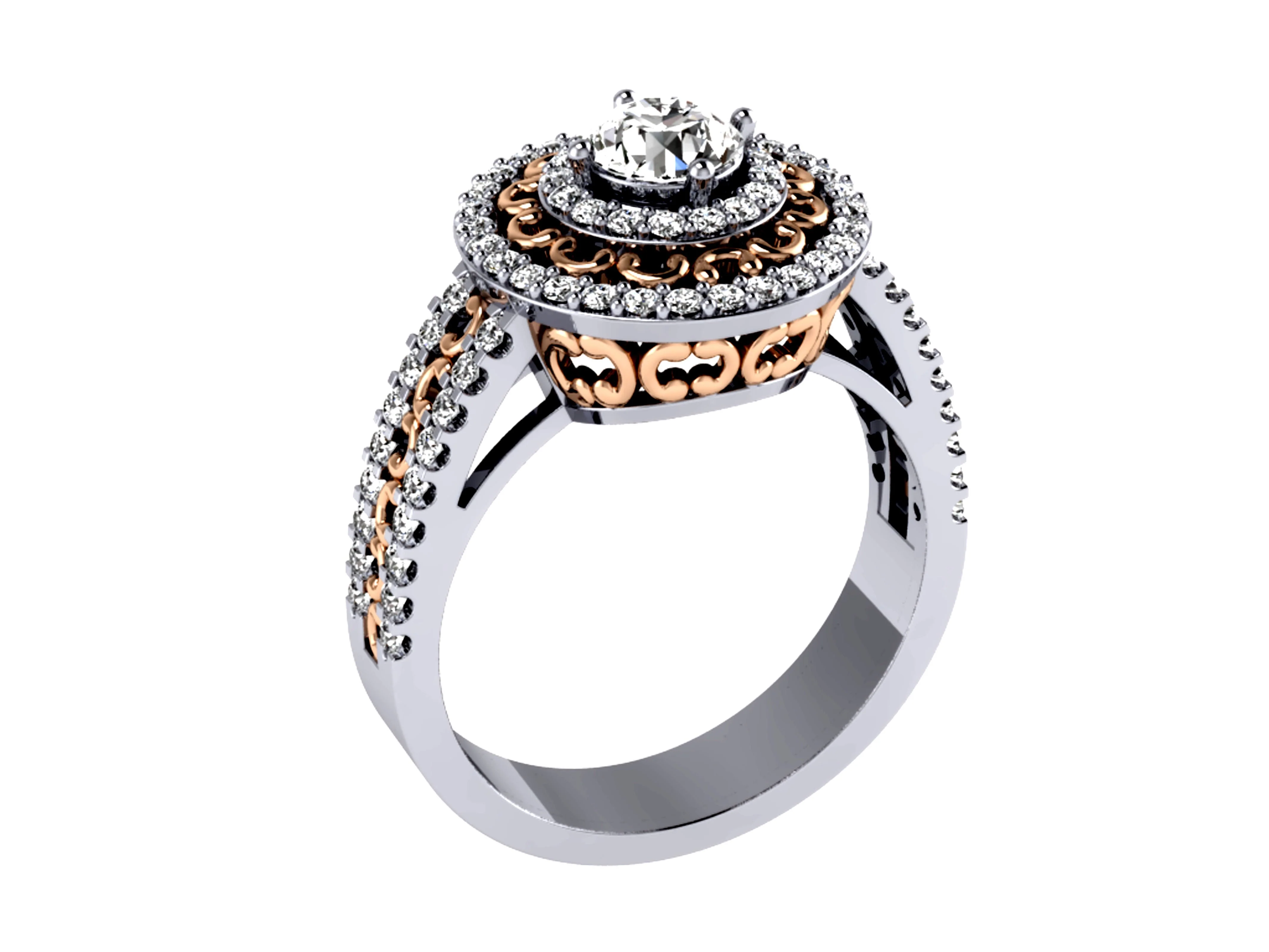 The Megan Natural Diamond Solitaire Engagement Ring 14K Yellow Gold 13.20 mm - Image 6