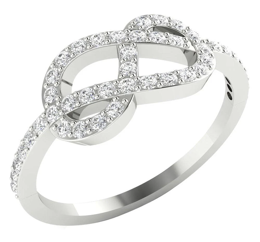 The Nathalia Round Brilliant Cut Diamond 14K Solid Gold Engagement Ring 7.80mm