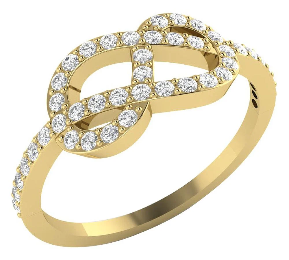 The Nathalia Round Brilliant Cut Diamond 14K Solid Gold Engagement Ring 7.80mm - Image 2