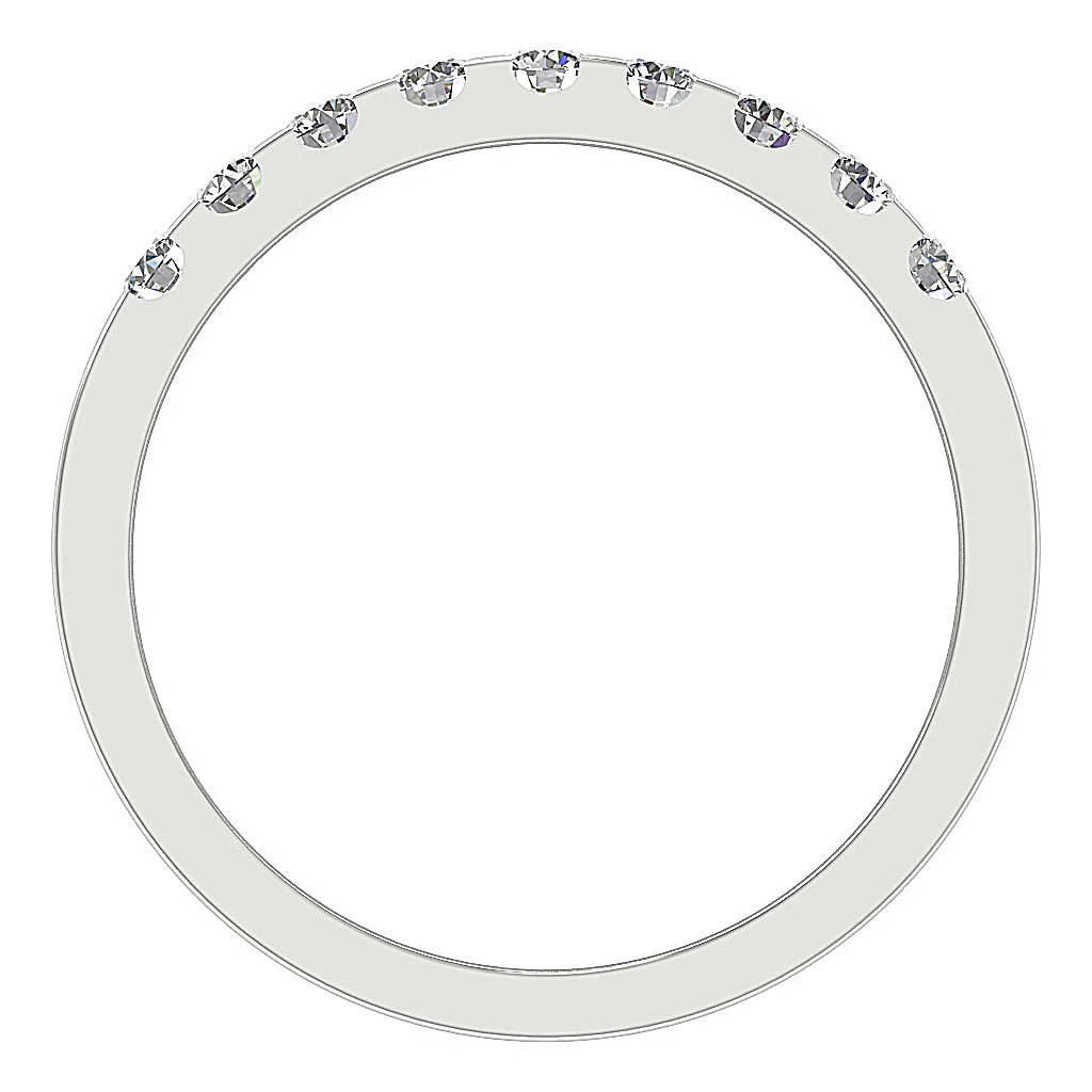 The Penelope Rose Gold Round Diamond Anniversary Wedding Ring Prong Set 2.80 mm - Image 5