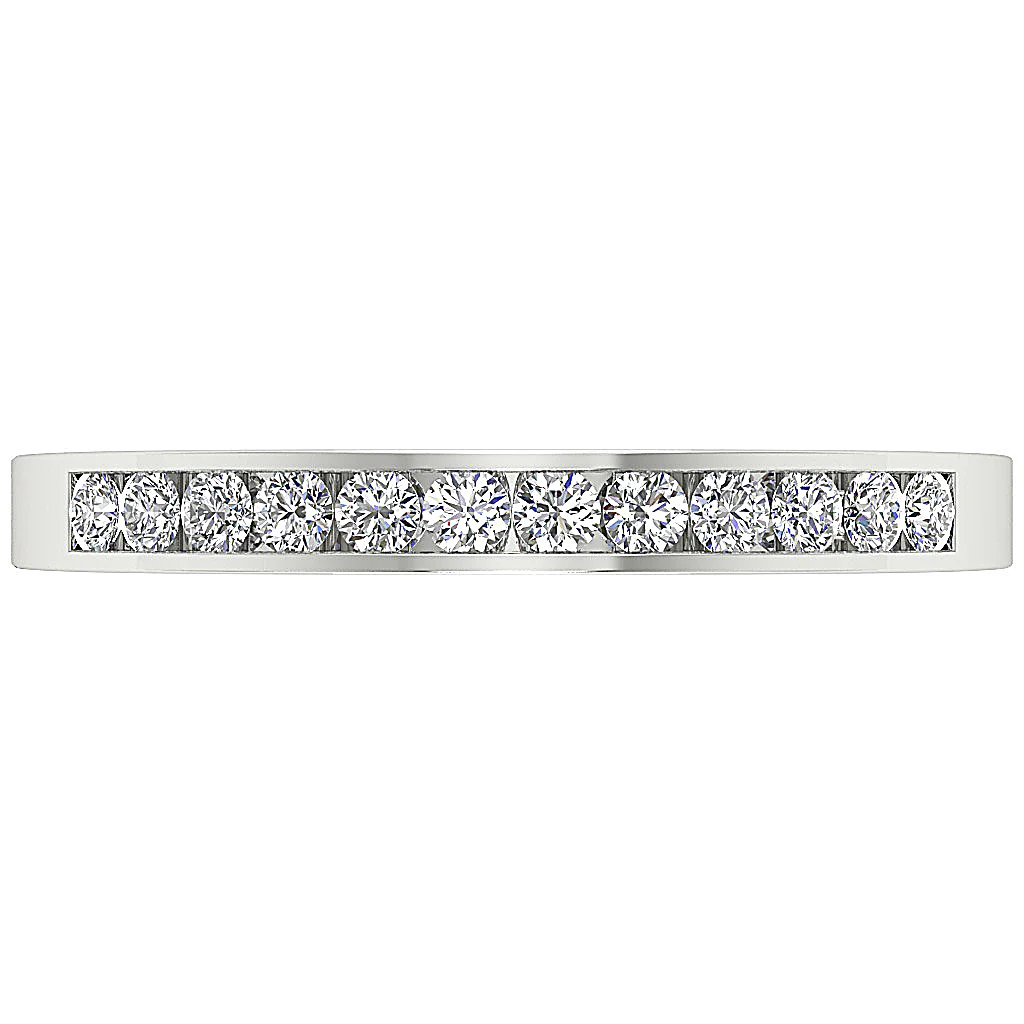The Princess Stackable Engagement Ring Natural Diamond 14K White Yellow Rose Gold - Image 5
