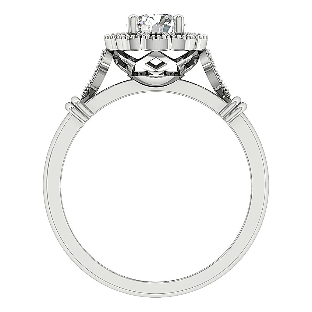 Round Brilliant Cut Diamond 14k Solid Yellow Gold I1/SI1 G 0.90Ct Solitaire Engagement Ring - Image 5