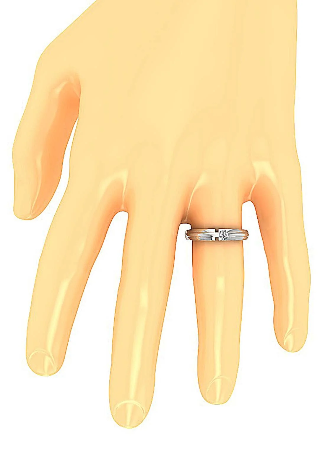 0.20ct Round Cut Natural Diamond Solitaire Ring in 14k/18k White, Yellow, Rose Gold - Image 7