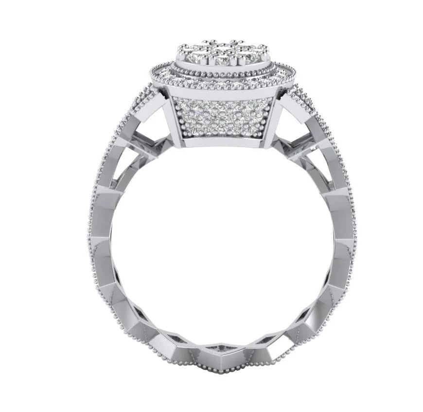 The Rhodes Gorgeous Round Diamond 14K Solid Gold Solitaire Anniversary Ring - Image 6