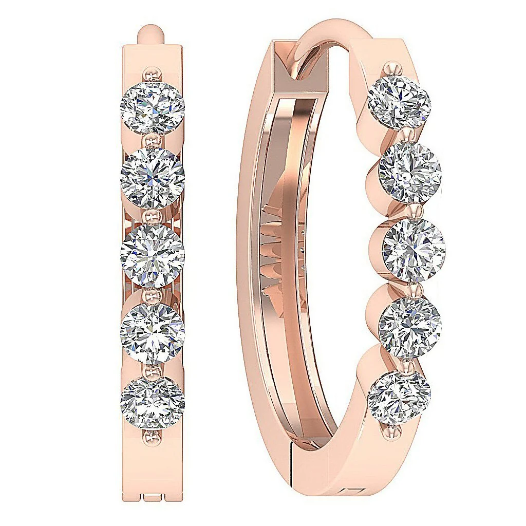 The Richard Natural Round Diamond 14K White Gold Hoop Earring Appraisal - Image 9
