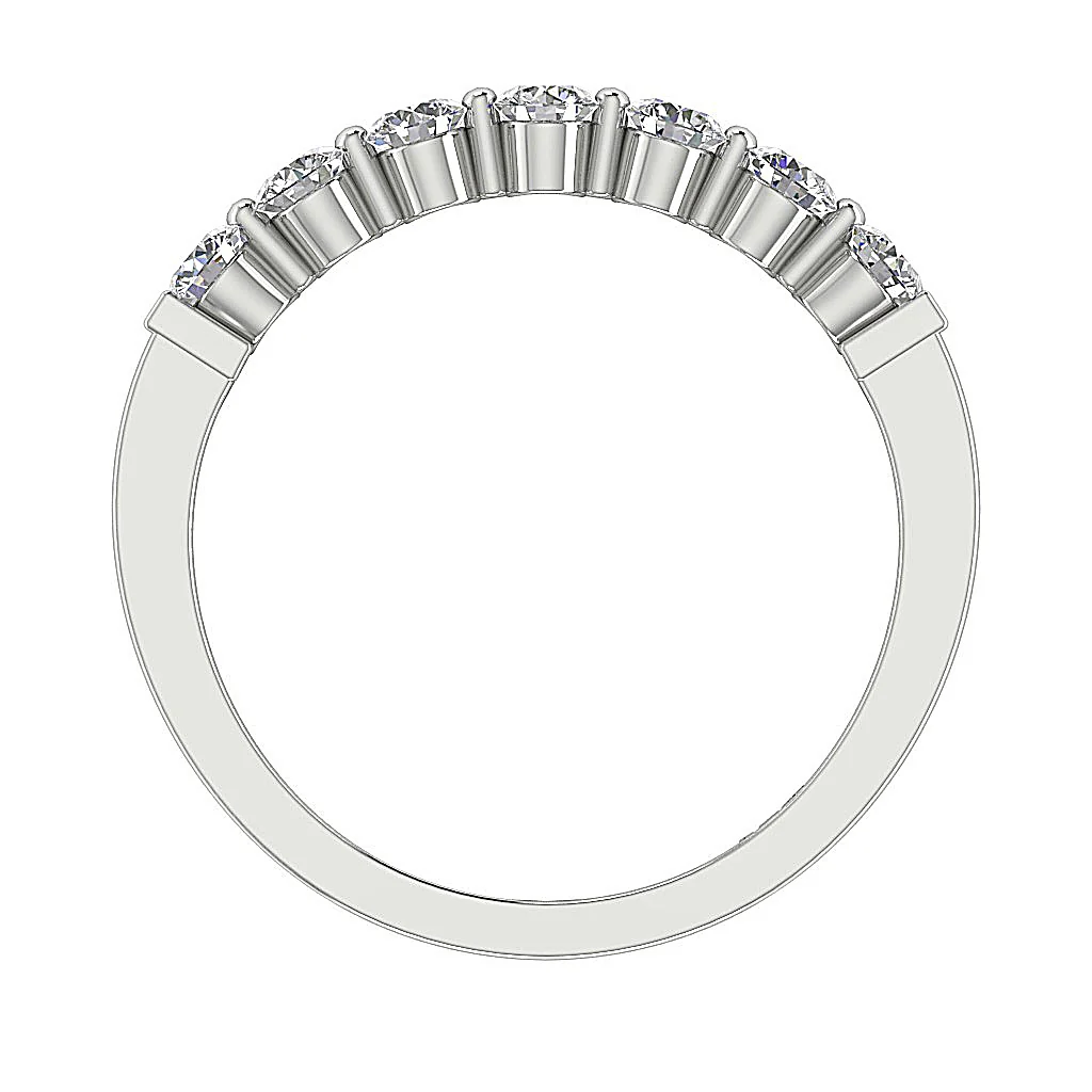 The Rosalee Genuine Diamond 14K White Yellow Rose Gold Anniversary Ring - Image 4