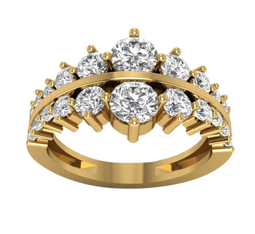 The Saoirse Journey Natural Diamond Solitaire Engagement Ring 14K Rose Gold - Image 3