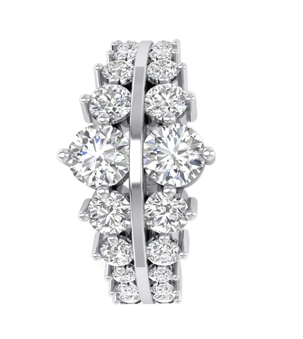 The Saoirse Journey Natural Diamond Solitaire Engagement Ring 14K Rose Gold - Image 6