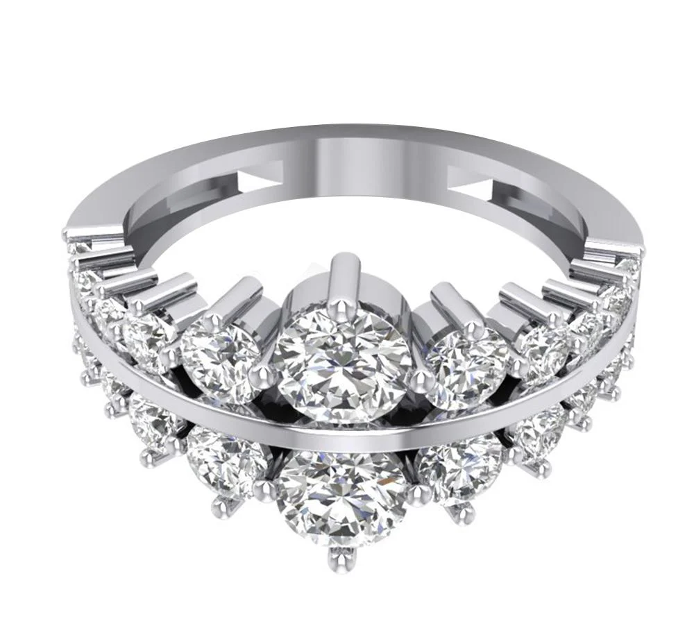 The Saoirse Journey Natural Diamond Solitaire Engagement Ring 14K Rose Gold - Image 8