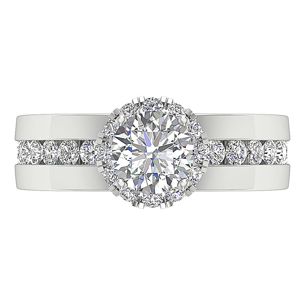 Handmade Round Diamond 14k Rose Gold I1/SI1 G 2.05Ct Solitaire Engagement Ring For Her - Image 6