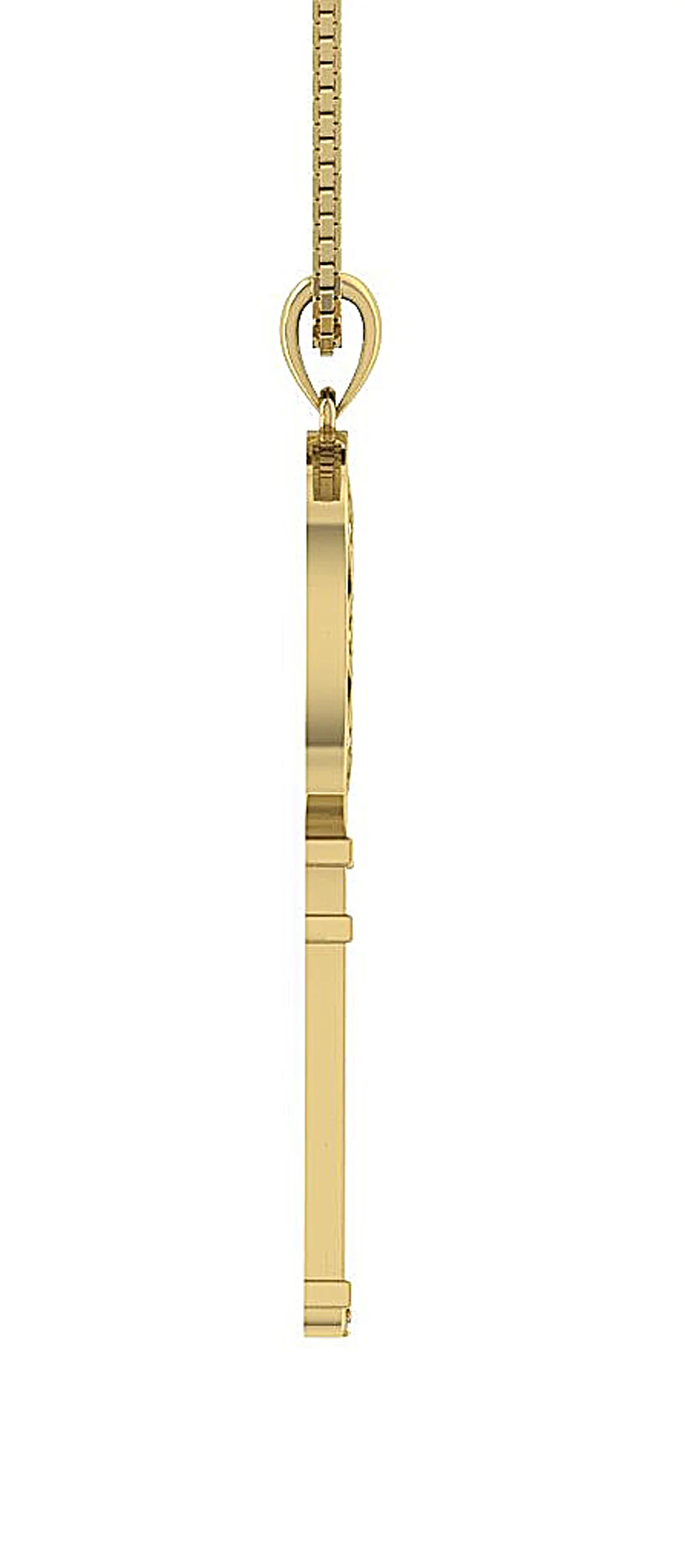 The Thomas Diamond For Good Beautiful Key Fashion Pendant Genuine Diamond Gold - Image 8