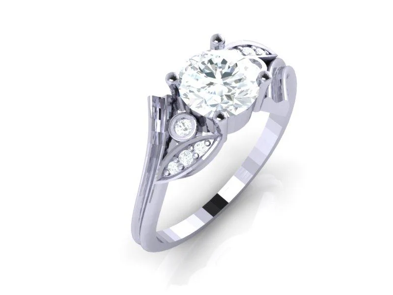 The Tiffany 14K Rose Gold Solitaire Engagement Ring Natural Diamond Prong Setting - Image 5