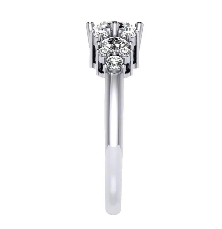 The Zora Genuine Diamond 14K Solid Yellow Gold Solitaire Engagement Ring - Image 6