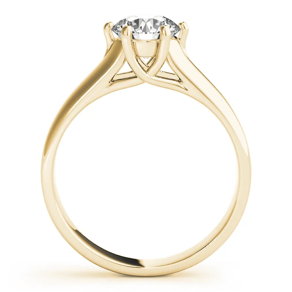 Unique 6-Prong Petal Design 1.00-3.00 CT VS-F Lab Grown Diamond Solitaire Ring 14K White Gold - Image 8
