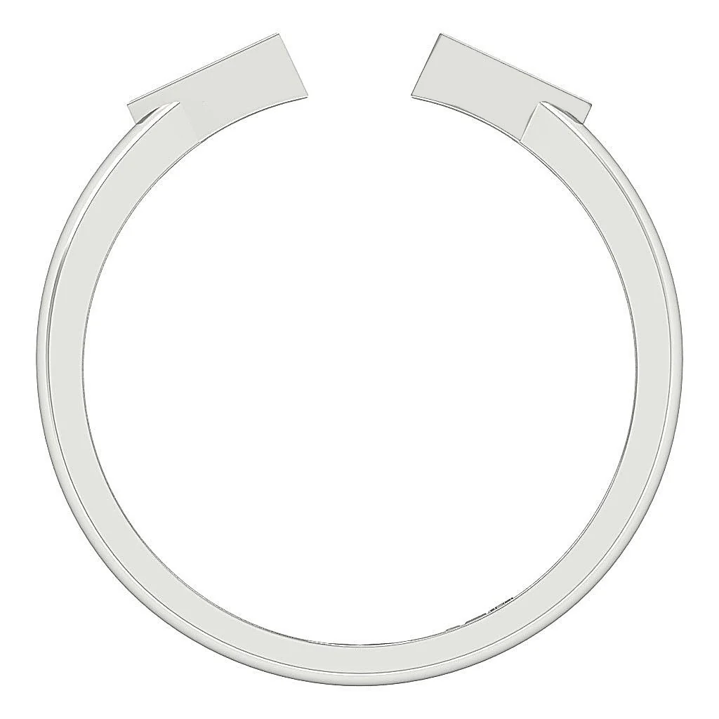 The Chloe Open Engagement Wedding Ring 14k White Yellow Rose Gold Prong Set 6.00MM - Image 4