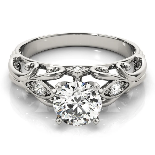 Vintage Filigree Lab Grown Diamond Solitaire Engagement Ring VS F 1.04 Carat 14K Gold - Image 12