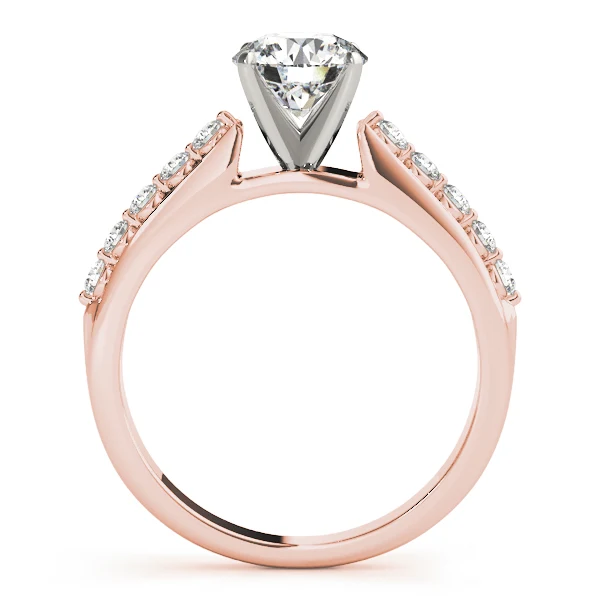 VS F 1.20Carat Round Lab Grown Diamond Classic Solitaire Engagement Ring 14K Gold - Image 5