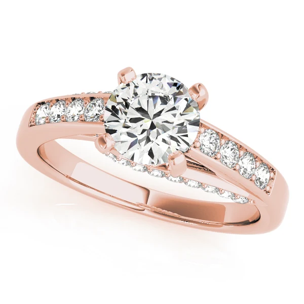 VS F 1.35 Carat Round Lab Grown Diamond Cross Bypass Engagement Ring For Women 14K Gold - Image 3