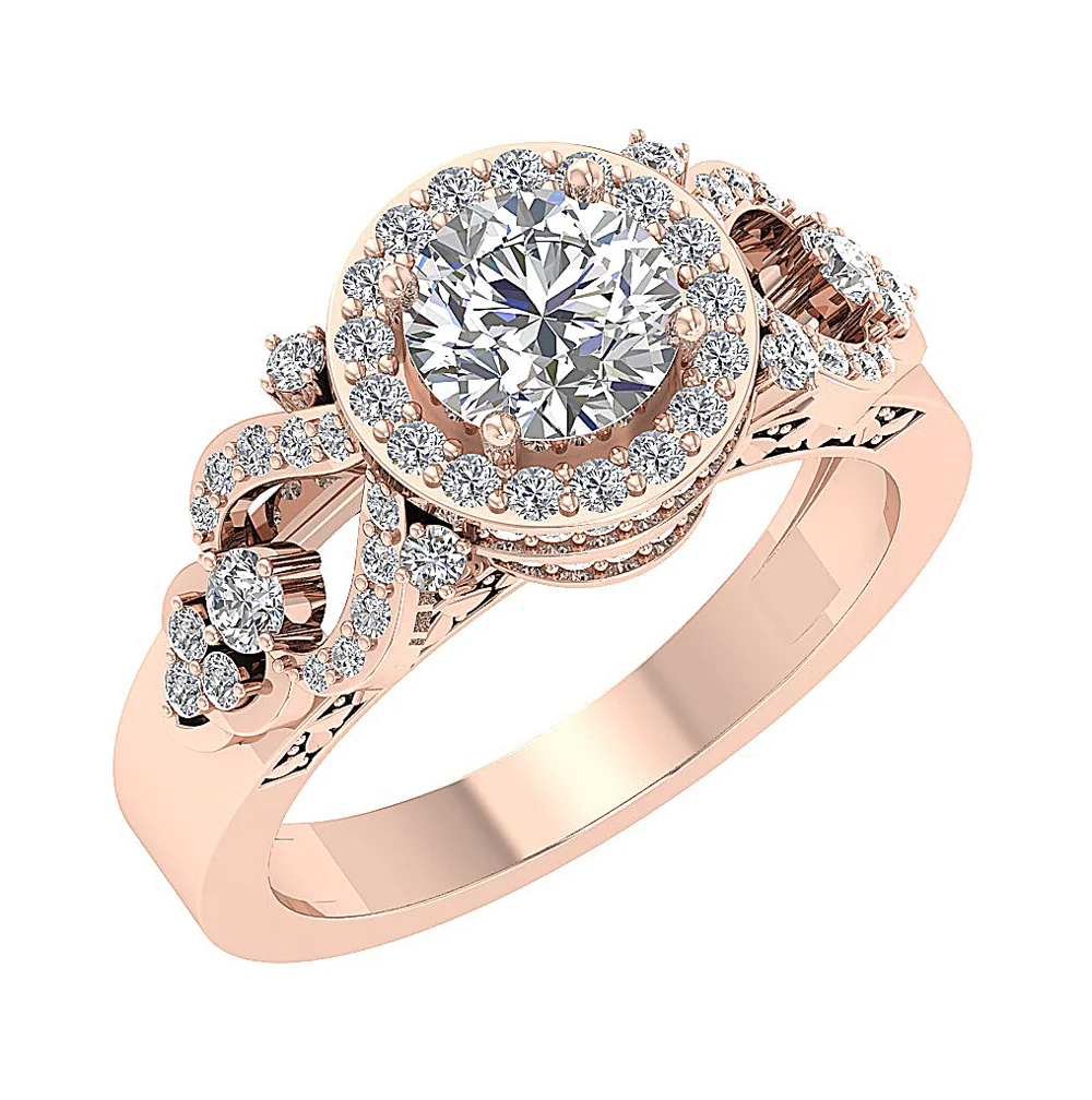 VS F 1.80Ct Round Brilliant Cut Lab Grown Diamond Solitaire Engagement Ring - Image 3