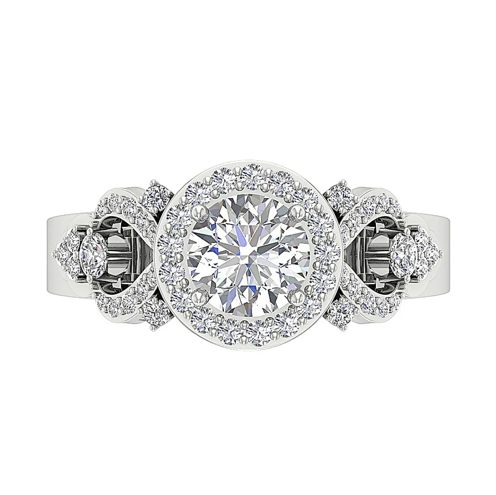 VS F 1.80Ct Round Brilliant Cut Lab Grown Diamond Solitaire Engagement Ring - Image 6
